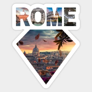 A Dream Called Rome Sticker